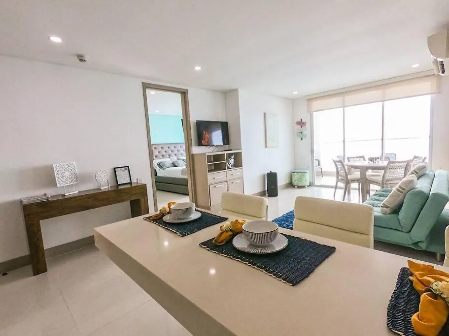 Phenomenal 2 Bedroom Suite With Oceanview Balcony! Cartagena Apartment